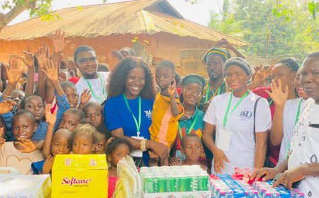 Hands Together Outreach Holds Second Christmas Donation Drive in Dzodze, Volta Region